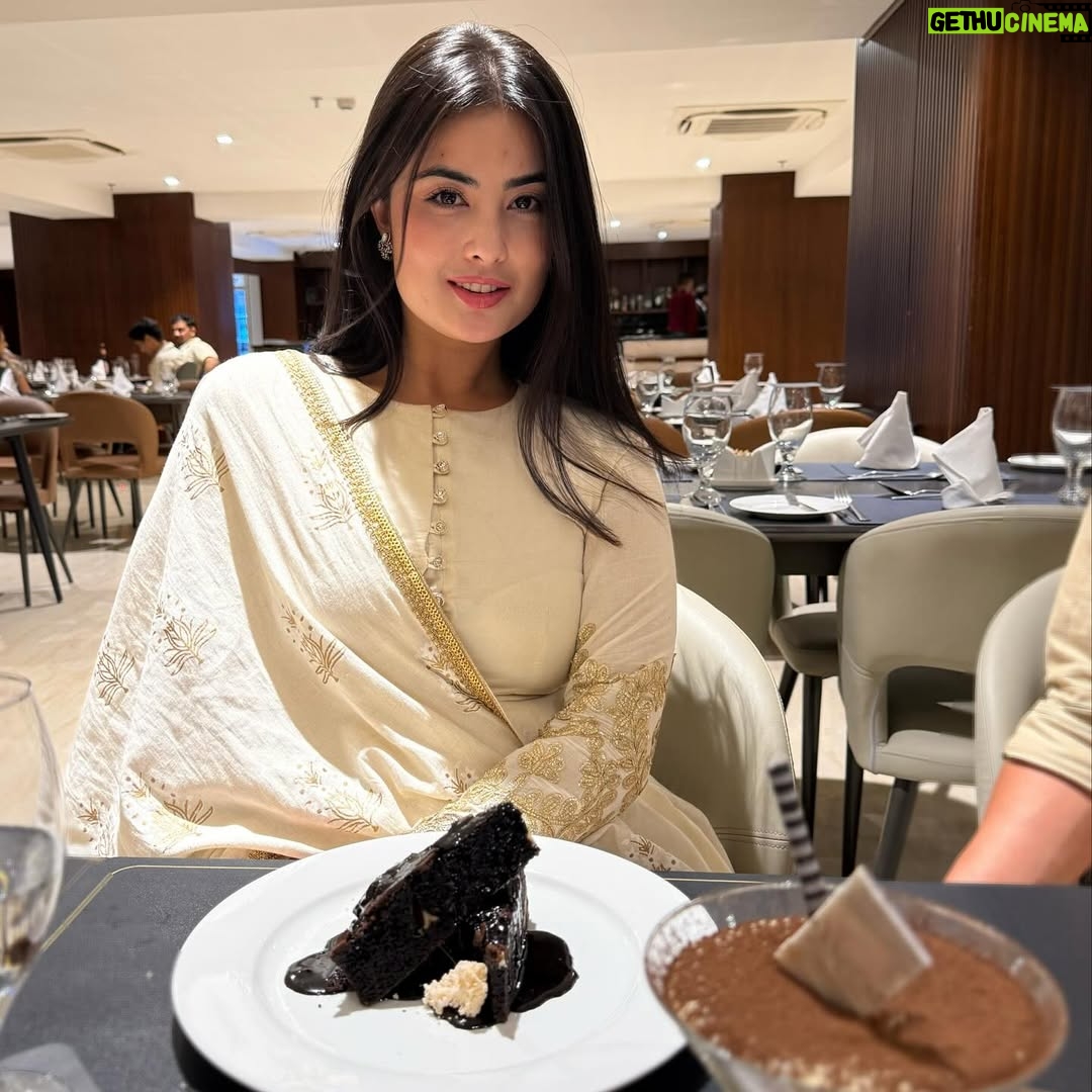Niti Shah - 14.7K Likes - Judging Miss Universe Nepal ✨, a few pimples, indulging sweets, delicious food, lovely friends 🥰, and Dolly's cuddles 🐶💛 at @royaltulipkathmandu 📍