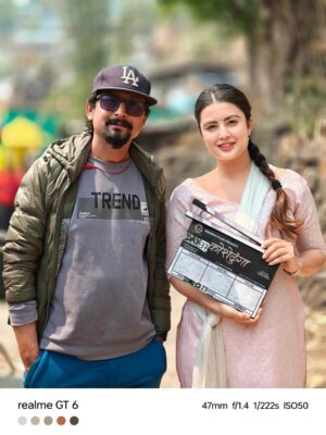 Niti Shah Instagram - #Koshedhunga 🎥🎬 For someone just starting out, you dream of being part of something big and I’m so grateful I got to experience that with this one. 
When @director.sarojpoudel sir the director of the iconic 'Purna Bahadur Ko Sarangi' called me for a role in his next movie, I was in complete disbelief. Some opportunities truly feel like blessings that come knocking at your door, and this was one of them. I’m so grateful for the trust and kindness he showed me throughout this journey.For a newcomer like me, working alongside the best of the best in the industry @surakshyapanta and @actoreecha di was more than just happiness, it was a dream come true. Can’t wait for you all to watch this beautiful film! Hitting theaters on Bhadra 12 / August 28🌷