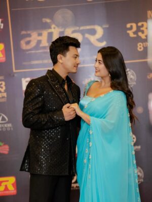 Niti Shah Instagram - सिवल र सिन्दुरीलाई यति धेरै माया गर्नु भएकोमा हृदयदेखि धन्यवाद| हाम्रो चलचित्र ‘मोहर’लाई प्रिय दर्शकवृन्दले यति धेरै माया र समर्थन दिनु भएकोमा हामी अत्यन्त आभारी छौँ| 💙🦋🪬