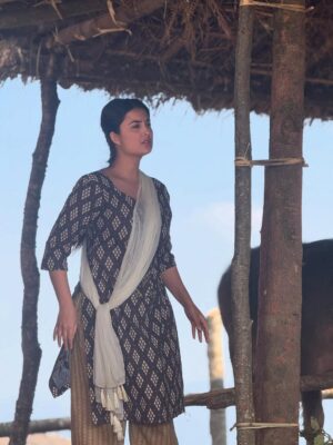 Niti Shah Instagram - My 5th movie in just 2 years! ✨
Koshedhunga will always hold a very special place in my heart. The story beautifully revolves around the central character Shital @surakshyapanta 💖 My character Nilima, though a short and sweet role, carries a journey of her own to share.🌸 Every project teaches you something new, and with Koshedhunga I’ve grown wiser, more grateful, and inspired to keep creating. 💫 A heartfelt thank you to the iconic director of 'Purna Bahadur Sarangi' @director.sarojpoudel sir for trusting me to be a part of Koshedhunga. As the name suggests, may this project mark another milestone for him and our entire team to cherish and achieve. 🧿✨ 

🎬 Koshedhunga is officially out in cinemas from today ~ August 28 (Bhadra 12).
Can’t wait to see you all at the theatres and share this story together! ❤️