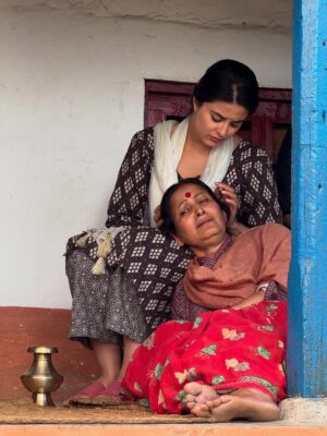 Niti Shah Instagram - My 5th movie in just 2 years! ✨
Koshedhunga will always hold a very special place in my heart. The story beautifully revolves around the central character Shital @surakshyapanta 💖 My character Nilima, though a short and sweet role, carries a journey of her own to share.🌸 Every project teaches you something new, and with Koshedhunga I’ve grown wiser, more grateful, and inspired to keep creating. 💫 A heartfelt thank you to the iconic director of 'Purna Bahadur Sarangi' @director.sarojpoudel sir for trusting me to be a part of Koshedhunga. As the name suggests, may this project mark another milestone for him and our entire team to cherish and achieve. 🧿✨ 

🎬 Koshedhunga is officially out in cinemas from today ~ August 28 (Bhadra 12).
Can’t wait to see you all at the theatres and share this story together! ❤️
