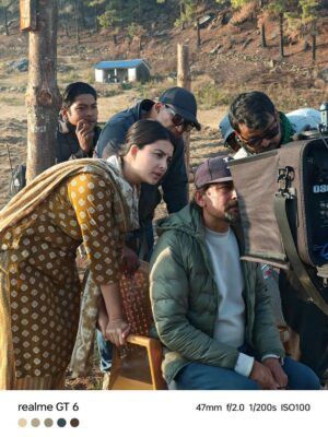 Niti Shah Instagram - #Koshedhunga 🎥🎬 For someone just starting out, you dream of being part of something big and I’m so grateful I got to experience that with this one. 
When @director.sarojpoudel sir the director of the iconic 'Purna Bahadur Ko Sarangi' called me for a role in his next movie, I was in complete disbelief. Some opportunities truly feel like blessings that come knocking at your door, and this was one of them. I’m so grateful for the trust and kindness he showed me throughout this journey.For a newcomer like me, working alongside the best of the best in the industry @surakshyapanta and @actoreecha di was more than just happiness, it was a dream come true. Can’t wait for you all to watch this beautiful film! Hitting theaters on Bhadra 12 / August 28🌷