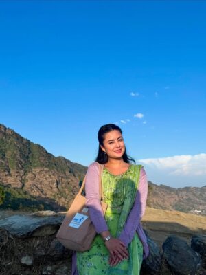 Niti Shah Instagram - My 5th movie in just 2 years! ✨
Koshedhunga will always hold a very special place in my heart. The story beautifully revolves around the central character Shital @surakshyapanta 💖 My character Nilima, though a short and sweet role, carries a journey of her own to share.🌸 Every project teaches you something new, and with Koshedhunga I’ve grown wiser, more grateful, and inspired to keep creating. 💫 A heartfelt thank you to the iconic director of 'Purna Bahadur Sarangi' @director.sarojpoudel sir for trusting me to be a part of Koshedhunga. As the name suggests, may this project mark another milestone for him and our entire team to cherish and achieve. 🧿✨ 

🎬 Koshedhunga is officially out in cinemas from today ~ August 28 (Bhadra 12).
Can’t wait to see you all at the theatres and share this story together! ❤️