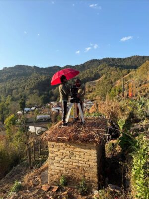 Niti Shah Instagram - #Koshedhunga 🎥🎬 For someone just starting out, you dream of being part of something big and I’m so grateful I got to experience that with this one. 
When @director.sarojpoudel sir the director of the iconic 'Purna Bahadur Ko Sarangi' called me for a role in his next movie, I was in complete disbelief. Some opportunities truly feel like blessings that come knocking at your door, and this was one of them. I’m so grateful for the trust and kindness he showed me throughout this journey.For a newcomer like me, working alongside the best of the best in the industry @surakshyapanta and @actoreecha di was more than just happiness, it was a dream come true. Can’t wait for you all to watch this beautiful film! Hitting theaters on Bhadra 12 / August 28🌷
