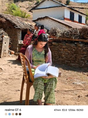 Niti Shah Instagram - #Koshedhunga 🎥🎬 For someone just starting out, you dream of being part of something big and I’m so grateful I got to experience that with this one. 
When @director.sarojpoudel sir the director of the iconic 'Purna Bahadur Ko Sarangi' called me for a role in his next movie, I was in complete disbelief. Some opportunities truly feel like blessings that come knocking at your door, and this was one of them. I’m so grateful for the trust and kindness he showed me throughout this journey.For a newcomer like me, working alongside the best of the best in the industry @surakshyapanta and @actoreecha di was more than just happiness, it was a dream come true. Can’t wait for you all to watch this beautiful film! Hitting theaters on Bhadra 12 / August 28🌷