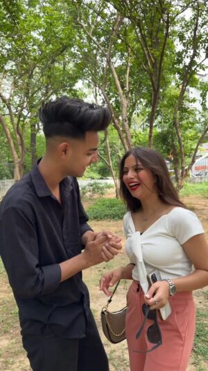 Nitisha Instagram - Bht din bad mili jass se❤️😍 @abid_09_ @nitishaa_09_ #reels #reelsinstagram #instadaily #instagood #explore #abid #nitisha #abidnitisha #explorepage #love #cute #happy #viral #reelitfeelit #reelkarofeelkaro #reelsindia #instamood