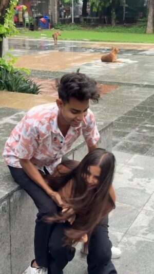 Nitisha Instagram - Jass ne gudgudi krdi🤣🤣@abid_09_ @nitishaa_09_ #reels #reelsinstagram #instadaily #instagood #explore #abid #nitisha #abidnitisha #explorepage #love #cute #happy #viral #reelitfeelit #reelkarofeelkaro #reelsindia #instamood