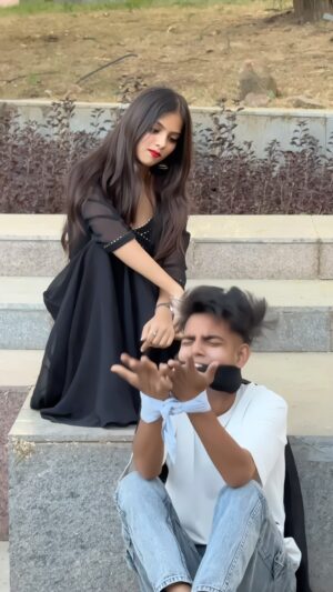Nitisha Instagram - Tag ur bf😂❤️ abid_09_ @nitishaa_09_ #reels #reelsinstagram #instadaily #instagood #explore #explorepage #love #cute #happy #viral #reelitfeelit #reelkarofeelkaro #reelsindia #instamood #instalove