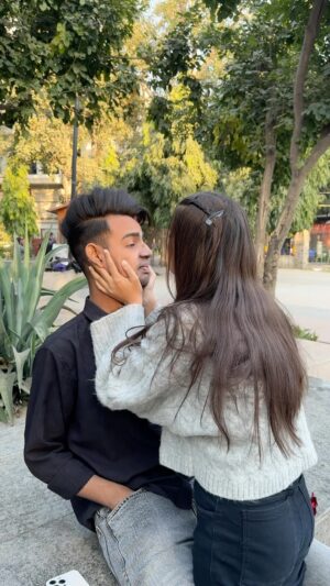 Nitisha Instagram - Gussa hojata hai hamesha ❤️🥺 @abid_09_ @nitishaa_09_ #reels #reelsinstagram #instadaily #instagood #explore #explorepage #love #cute #happy #viral #reelitfeelit #reelkarofeelkaro #reelsindia #instamood