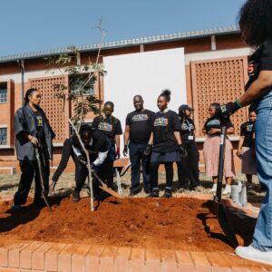 Nomzamo Mbatha Instagram - 🌳 spent the day with my kiddies yesterday. Just heart expanding!
Outside of the school getting a FULL renovation, we are Planting over 100 species of trees on the school grounds for the most special little-big people in honor of Mandela Day.
Thankful to @cottononfoundation for your unwavering and uncompromising commitment! This investment means so much to me and the community of KwaMashu, the hometown that raised me…
and to you, my online friends, who buy @cottononfoundation products across all @cottonon_africa stores… you are part of the most special place in my heart for supporting this cause.
Deep love!