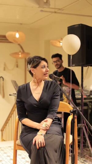 Nourhan Instagram - Beautiful karaoke day with my amazing team ,
 at the Beautiful spot @hiriskcafe
Videographed and edited by : @basher_elshrkawy