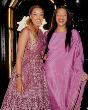 Ntando Duma Instagram - 29.08.24 - A grateful heart receives heavenly blessings. I’m super grateful for all my friends and loved ones who came to celebrate my CROWN birthday with me, you guys looked incredible, thank you for honoring the theme. As I step into twenty-fine, I’m holding on to the love, support and care that surrounds me, letting go of any doubts, uncertainty & fears with open arms and my infamous laugh 😂❤️ to many more themed parties and celebrations!🥂 Thank you Jesus!
Hair: @urbanhair_gallery
Make up : @maifa_madondo x @maifabeautcouture_
Outfit: @mianodesigns
Theme: “All around the world”
Decor: @nono_events
Cake: @chefnzuzaofficial
Photography: @bongani_rsa