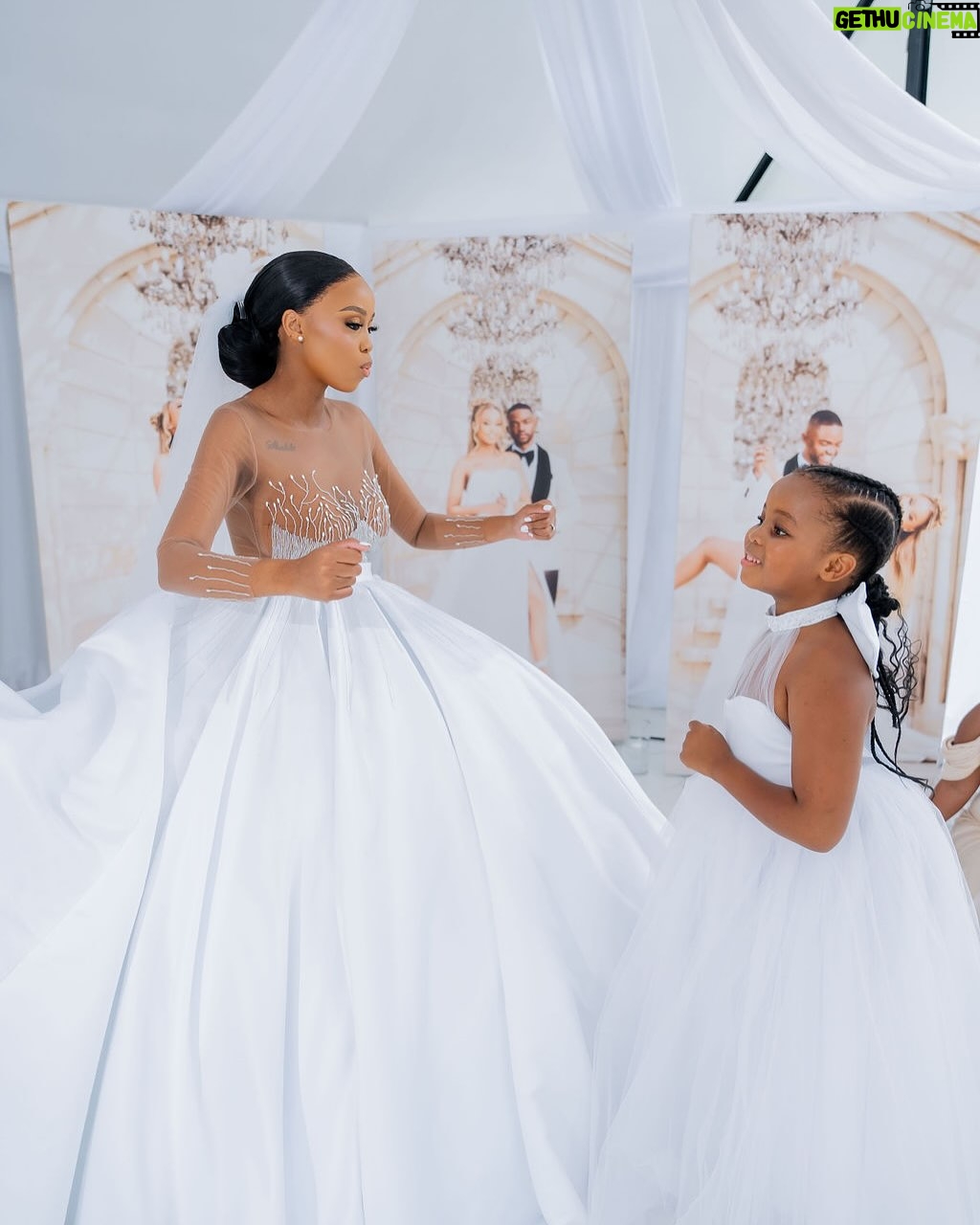 Ntando Duma - 307.5K Likes - “When divine love descends, angels take form in the hearts of those who cherish forever”. My forever arrived in the most precious form - my husband, my best friend, my soulmate. We feel blessed to adorn the cover of @previdarweddings Magazine’s June 2025 issue, sharing our sacred celebration of God’s love with loved ones❤️

Heartfelt gratitude to the dream team who made our day unforgettable:

@Nono_Events - We wouldn’t have given this “tender” 😂 to anyone else but YOU! You brought our vision to life! You are a work of art. Thank YOU!!!🤍

@Geffphotography - You captured our love so beautifully & effortlessly. Thank YOU🤍

@_SunsetCocktails - That bar? As per our request? YOU ATE! Siyabonga 🤍 

@Chefnzuzaofficial - oh my cake boss! You never disappoint! Our cake was a masterpiece, a symphony of taste and beauty. Thank YOU!🤍

@SuitabilityGardens - Your venue was a haven! You sure made our special day a memorable one. Siyabonga 🤍

@Suitability_ - Your tailored suits for MY husband and his men? Top tier! You elevated their elegance, a perfect blend of style and sophistication. Thank you!🤍

@Urbanhair_gallery - You just know how to make one feel like a queen. Thank you for my crown🤍✨

@Mianodesigns - My dress was a dream, a vision that exceeded expectations. Thank you 🤍

@Blackcrownza - That bar brought the perfect finish, sealing our celebration with flair. Our guests couldn’t be more pleased,Thank you!!🤍

Special thanks to those who added magic to our celebration:
@amandablacksa - Your gift and performance were everything and more. Thank you for blessing us🤍

@tondirams - Your one-of-a-kind performance stole our hearts. Precious moments indeed. Thanks bro🤍
 
@muneyi_ - Your angelic voice definitely touched our souls. We’re grateful. Ro livhuwesa🤍

To my incredible bridesmaids ( @iam_khanyi95 @simplymahadi @nadiajaftha - thank you for your love,contribution & support to my special day.I’m eternally thankful!🤍

 @zanelepotelwa - your kindness, dedication, and willingness to be there for us on every special occasion haven’t gone unnoticed. Thank you for being a blessing to our family 🥹❤️#PrevidarWeddingMagazine #LoveStory #WeddingCelebration #NUbeginning