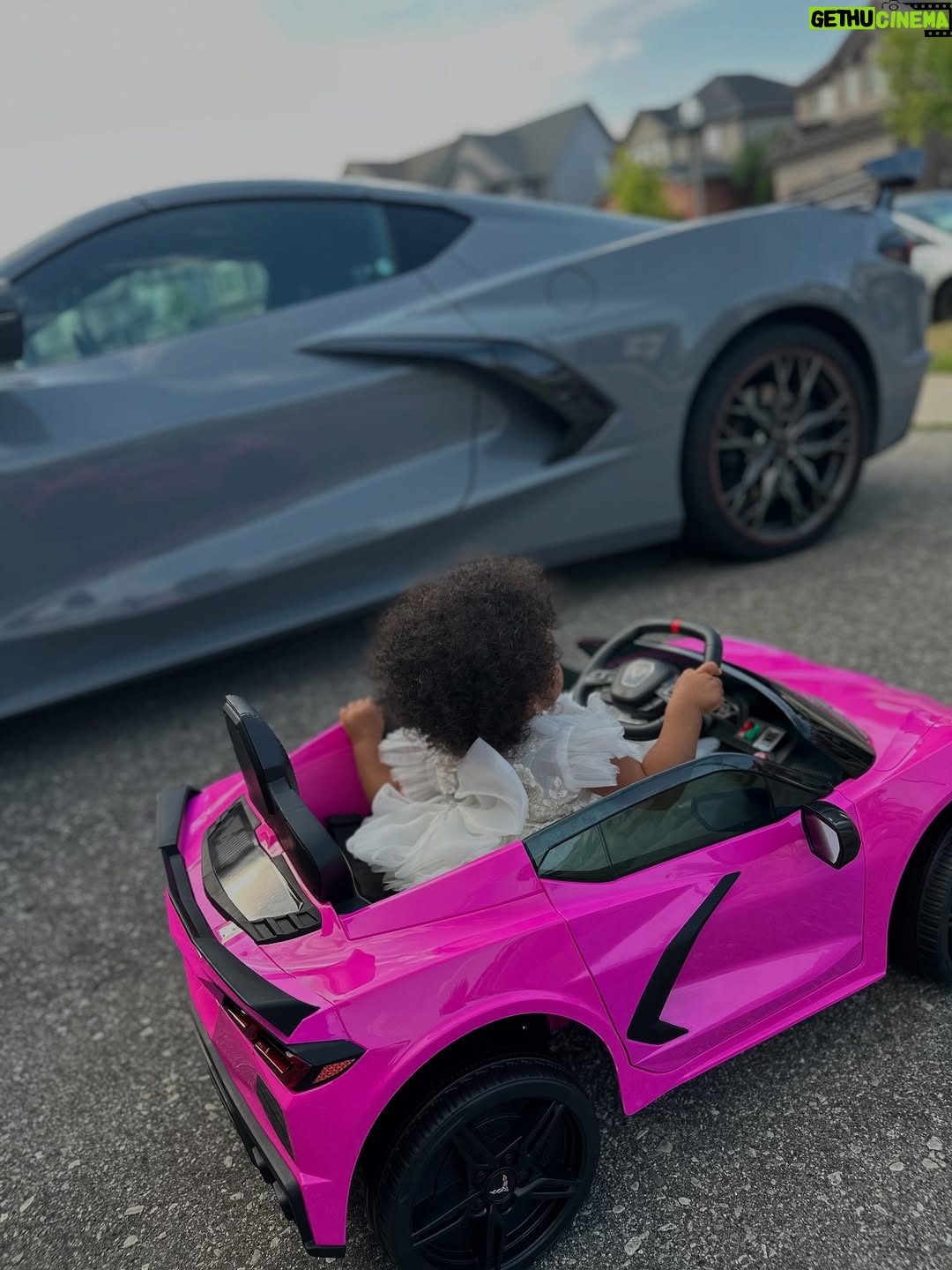 Omoni Oboli - 85.9K Likes - Our hearts are overflowing with joy 🤩 
The Princess of the Oboli clan turned 1 😍
Happy birthday precious Naya 🎉💝
I prayed and longed for you and God brought you to us. The smartest, happiest and most beautiful baby girl ever 😍😍😍
I get to love you and it’s God’s best gift 💝 #HappyBirthdayNaya #Corvette #Baby
PS: Y’all’s niece is riding away in her hot pink corvette twinning with uncle 🔥 😂