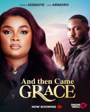 Omoni Oboli Instagram - You must as a matter of urgency drop everything you are doing, run to Omoni Oboli Tv and watch AND THEN CAME GRACE 🔥🔥🔥🙌🏽🙌🏽🙌🏽
This movie will shake you and uplift you like never before! Faith based romance with lots of drama and everything inbetween! 
My love @bimboademoye killed it and you already know my boo @tayearimoro came with his A game 🎉🎉🎉 #PremiumOrNothing 💝💝
PS: I’m extremely busy right now cooking for you so I won’t be able to promote this movie like before. HELP ME 🙏🏾 Love you always! 💝