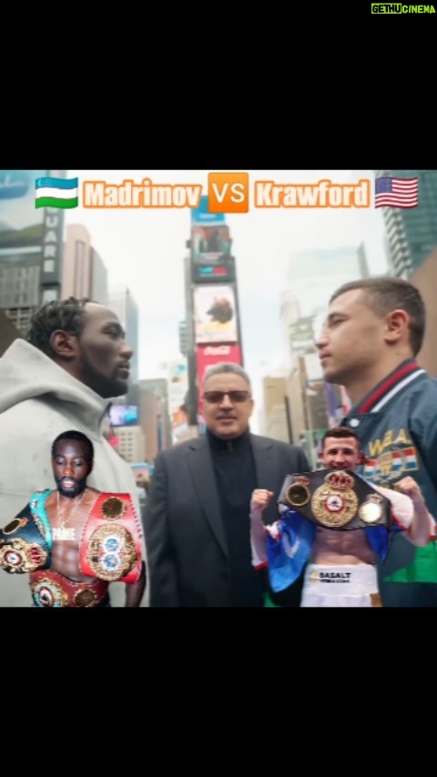 Ozoda Nursaidova - 43K Likes - 🥊🇺🇿Isroil Madrimov va 🇺🇸Terens Krawford New Yorkning mashxur Times Squareda ham face to face👀 Marosimi O'tkazishdi. 

. 
. 
. 
. 
#boxing #madrimov #boks #boxingday #champions #usa #uzboks #uzbekistan #dazn #timessquare