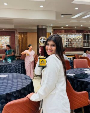 Palak Sharma Instagram - Say hare Krishna 😍❤️ I Got Felicitated as a Community Influencer on occasion of Manak Mahotsav by Bureau of Indian Standards Ghaziabad (Under the Ministry of Consumer Affairs) 🤩🤩
Outreach Partner : Salaam Namaste Community Radio ✨✨Thankyou to each one of my follower ❤️❤️ you guys are my family because of you all I got the chance to be there !! It was a wonderful event 😍 Special thanks to @bisghaziabad for inviting me ✨ I am very grateful to have my insta family ❤️ Love you all ❤️
.
.
.
#manakmahotsav #Mmghaziabad #award #achievement #happy #grateful #harekrishna