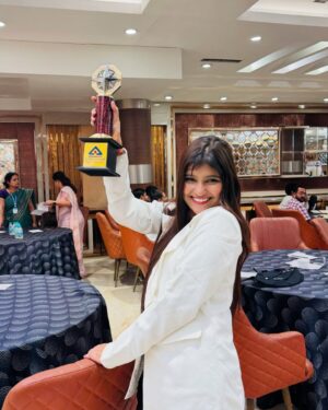 Palak Sharma Instagram - Say hare Krishna 😍❤️ I Got Felicitated as a Community Influencer on occasion of Manak Mahotsav by Bureau of Indian Standards Ghaziabad (Under the Ministry of Consumer Affairs) 🤩🤩
Outreach Partner : Salaam Namaste Community Radio ✨✨Thankyou to each one of my follower ❤️❤️ you guys are my family because of you all I got the chance to be there !! It was a wonderful event 😍 Special thanks to @bisghaziabad for inviting me ✨ I am very grateful to have my insta family ❤️ Love you all ❤️
.
.
.
#manakmahotsav #Mmghaziabad #award #achievement #happy #grateful #harekrishna