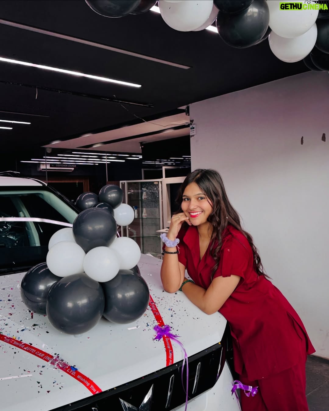 Palak Sharma - 43.5K Likes - Hare Krishna 🧿❤️ Self gifted car 🥹
.
.
.
#owncar #car