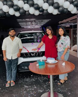 Palak Sharma Instagram - Hare Krishna 🧿❤️ Self gifted car 🥹
.
.
.
#owncar #car