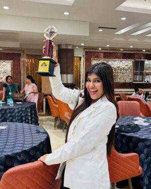 Palak Sharma Instagram - Say hare Krishna 😍❤️ I Got Felicitated as a Community Influencer on occasion of Manak Mahotsav by Bureau of Indian Standards Ghaziabad (Under the Ministry of Consumer Affairs) 🤩🤩
Outreach Partner : Salaam Namaste Community Radio ✨✨Thankyou to each one of my follower ❤️❤️ you guys are my family because of you all I got the chance to be there !! It was a wonderful event 😍 Special thanks to @bisghaziabad for inviting me ✨ I am very grateful to have my insta family ❤️ Love you all ❤️
.
.
.
#manakmahotsav #Mmghaziabad #award #achievement #happy #grateful #harekrishna
