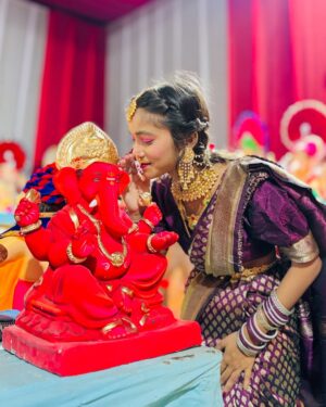 Pari Rajput Instagram - Majha Bappa ❤️🙏

#bappa #love #tredingreels #viralvideos #post #parirajput1304_