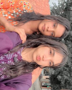 Pari Rajput Instagram - My sister 😎🙈🦚

@parirajput1304_