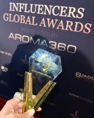 Patricia Contreras Instagram - Thank you to all of you, we won the award for “best luxury lifestyle” @influencersglobalawards @influencers_insider, it was definitely a pinch me moment, all this is because of you, you inspire me everyday to create and share with you everything I do 🫧🤍✨ thanks to all of you for this amazing award 🥇
@influencersglobalawards
@influencers_insider
@aroma360
@yonkausa
#InfluencersGlobalAwardsAroma360 #InfluencersGlobalAwards
Thanks to @onauratoutvu for this rock attire 🤍
-
-
-
#luxury #content #createcontent #influencerstyle #influencerinsider #oodt #model