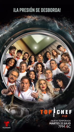 Patricia Navidad Instagram - ¡La reina de #TopChefVIP3 está de vuelta! 👑🔥 Prepárate para una noche llena de sabor y competencia. 7 p.m. solo por Telemundo 33. 📺✨