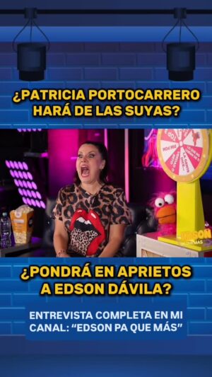 Patricia Portocarrero Instagram - ¿PATRICIA PORTOCARRERO HARÁ DE LAS SUYAS? ¿LOGRARÁ PONER EN APRIETOS A EDSON DÁVILA?🚨🚨🚨
Mira la entrevista completa en mi canal: “Edson Pa Que Más” y suscríbete GRATIS✌🏽
#patriciaportocarrero #actriz #actrizcomica #actrizperuana #actrizdeteatro #teatro #actrizdecine #actrizlatina #comicidad #humor #humorlatino #peru #perú #chollywood #peru🇵🇪 #farandulaperuana #tvshow #youtubechannel #podcastshow #impro #clown #teatroperuano #esloquehay #talentoperuano #talentoperuano🇵🇪 #televisión #lasbandalas #mujeressinfiltro #humorenespañol #humorsano