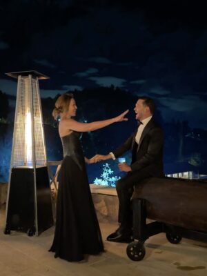 Paula Andrea Betancourt Instagram - El amor… el amor… que bonito es el amor!!😍🥂🙏🙏🙏 👗 @jorgeduquevelez