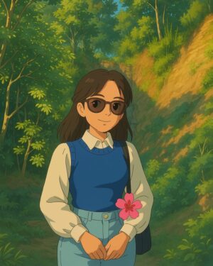 Payal Ray Instagram - Kaisi lag rahi hu #ghibli style me🤓
.
.
.
.
.
#ghibli #ghiblistudio #ghibliart #ghiblistyle #ai