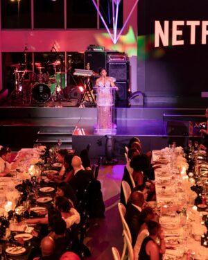 Pearl Modiadie Instagram - Honoured to have hosted this special celebration of storytelling and connection at the Netflix Gratitude Gala.
Here’s to the amazing filmmakers, to the people crafting magic behind the camera, the ones bringing characters to life on screen and to the magicians building the worlds for these stories to unfold.
To more incredible stories that bring us all together! .
Thank you for having me @netflixsa ❤️🎬
#EventMC for the #NetflixGratitudeGala