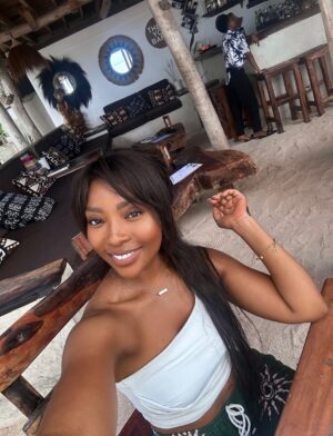 Pearl Modiadie Instagram - I joined my friend @fixmoeti for the most grounding yoga session 🧘🏽♀️— walked in right before the class she was guiding and it was a complete surprise! She didn’t believe that I’d actually pop in since my hotel was a little over an hour away. The look on her face was priceless , Lol! And that session has sparked my interest in yoga 🌱
Fix, thank you for sharing your light and holding space for me so gently 🤍.
You’ve made such wonderful strides and I’m inspired by your way of life.
Guys, if you’re ever in Zanzibar, make your way to @yogabarzanzibar in Kiwengwa.
They have amazing ocean views, beautiful energy, yoga and Pilates classes , massages , wholesome food and drinks — it’s a true soul-refresh. 🧘🏽♀️🌊✨🤍
@selfcarewithfix also has a few HEAL retreats coming up, check them out. I wish I could attend 🥹
P.S : this White Lotus soundtrack will always be a fave.