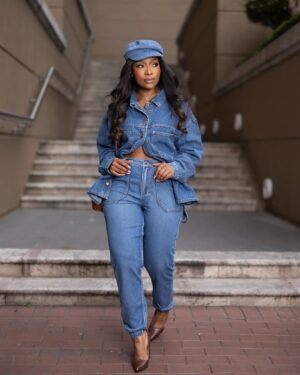 Pearl Modiadie Instagram - Denim for every mood, every move, and every moment.
Styled by me and available at @edgarsfashion .
Which look is your fave? #EdgarsDenim
Frame 1&2 : Kelso Pearl Belted WideLeg Jean - Dark Wash Ink
Headscarf - Edgars
Frame 3&4 : FREE2BU - Barrel Denim - Black Rinse Wash
Top - FREE2BU
Hat - Kelso
Bag - Edgars
Frame 5&6 : Kelso Straight Denim jean, Denim jacket shirt and denim hat
Frame 7&8 : Kelso Anklegrazer Skinny Denim Jean - Light Grey and Kelso light grey casual T-shirt
Bag - Edgars
Frame 9&10 : Kelso Floral Embroidered Mom Jean - Salty Light Wash
And white Kelso shirt
Frame 11&12 : Kelso WideLeg denim - blue
Kelso white casual t-shirt
Scarf - Edgars
Frame 13&14 : GUESS Sexy Flare High Rise jeans
GUESS casual top
Frame 15&16 : Levi’s Curvy Hirise Super Skinny Jean - Blue
#EdgarsFashion #EdgarsDenim