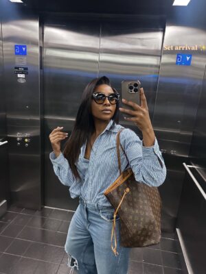 Pearl Modiadie Instagram - Ready? Set 🎬 Go!!
#setlife #actress
A few weeks in, a few more to go! 🖤