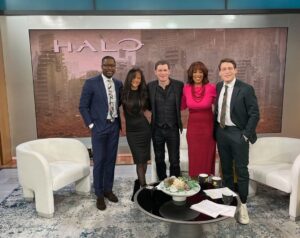 Persia White Instagram - Thank you Gale and CBS @cbsmornings @vladduthierscbs @pix11news and all the amazing people who welcomed us today! We love New York!