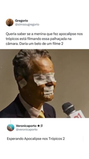 Petra Costa Instagram - Estão pedindo Apocalipse nos Trópicos 2 porque, no Brasil, o roteirista não tira férias.
Mas o 1 ainda tem muito a dizer.
Nele traçamos um tanto da genealogia dessas tentativas de revolução francesa ao contrário que andam explodindo por aqui.
Se você ainda não assistiu, assista.
Se já viu, compartilha.
Disponível na @netflixbrasil .