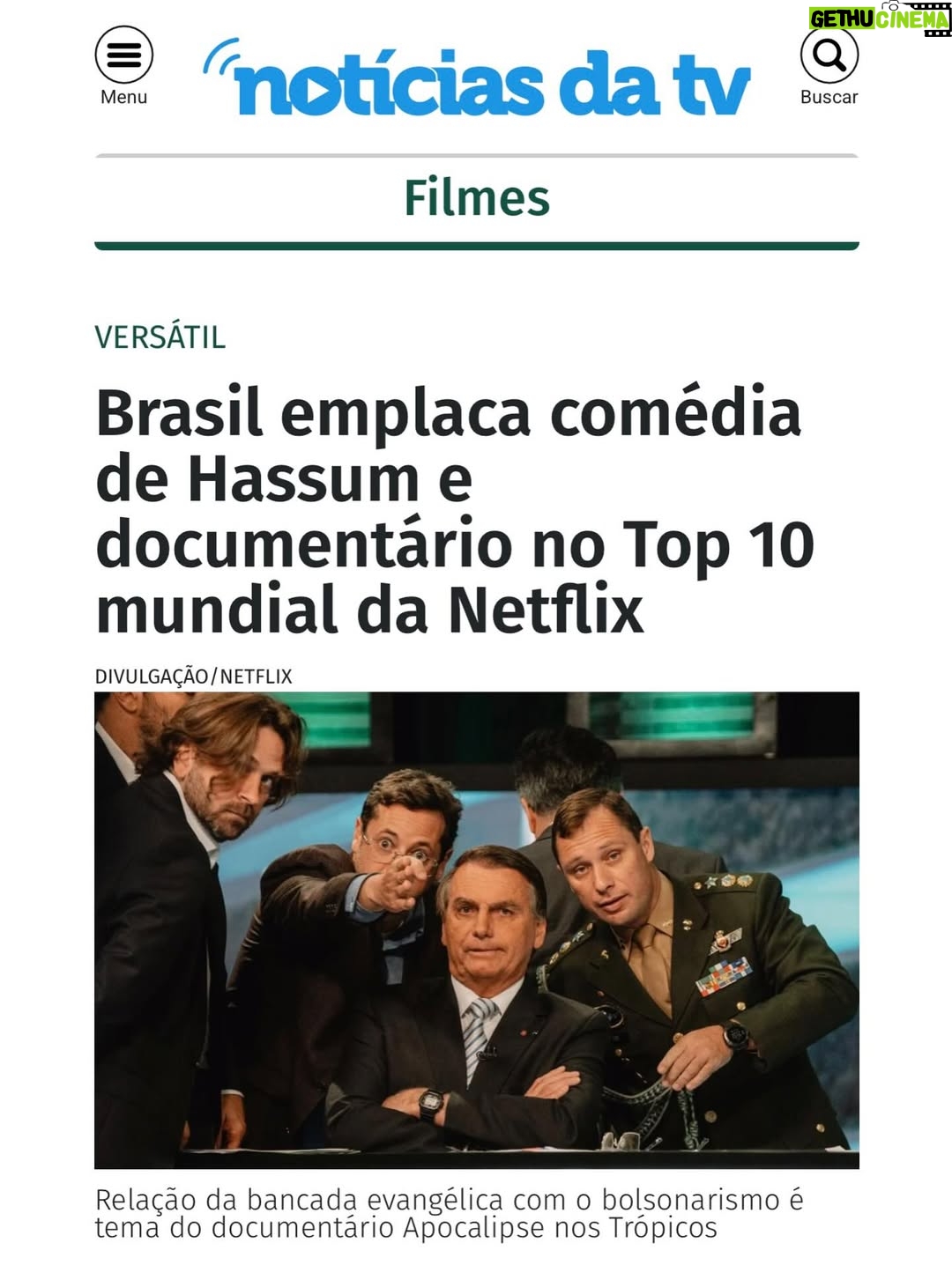 Petra Costa - 11.9K Likes - Nosso filme Apocalipse nos Trópicos está no Top 10 global da Netflix — em 7º lugar entre os filmes de língua não inglesa no mundo inteiro. 🌎💥

Obrigada a cada pessoa que assistiu, compartilhou, comentou, indicou.Se você ainda não viu, está disponível na Netflix! 

Assista, divulgue, convide outras pessoas a ver. Com uma forcinha quem saba a gente chega no Top 1?