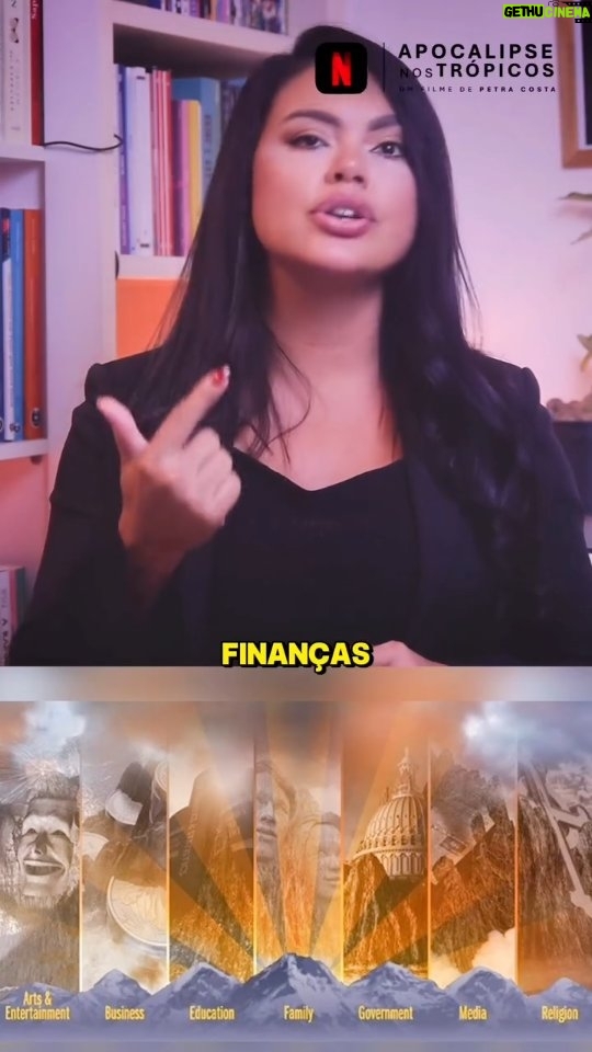 Petra Costa - 10.5K Likes - Dominionismo: Como a religião tem sido usada pra dominar do Brasil. Silas Malafaia cita claramente no filme Apocalipse nos Trópicos os 7 montes que faz parte do projeto de poder na teologia do domínio. 

Desperta! 🔥
