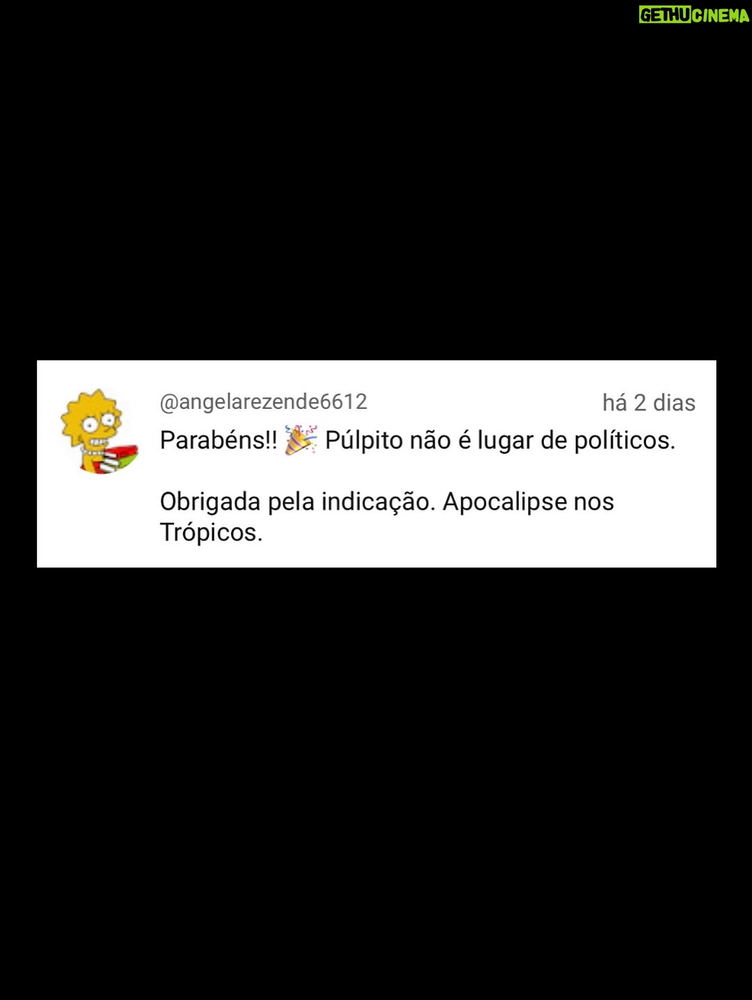 Petra Costa - 12.3K Likes - Uma semana de Apocalipse nos Trópicos na Netflix
Alegria acompanhar como o filme tem ecoado por aí, nos stories, posts e comentários.