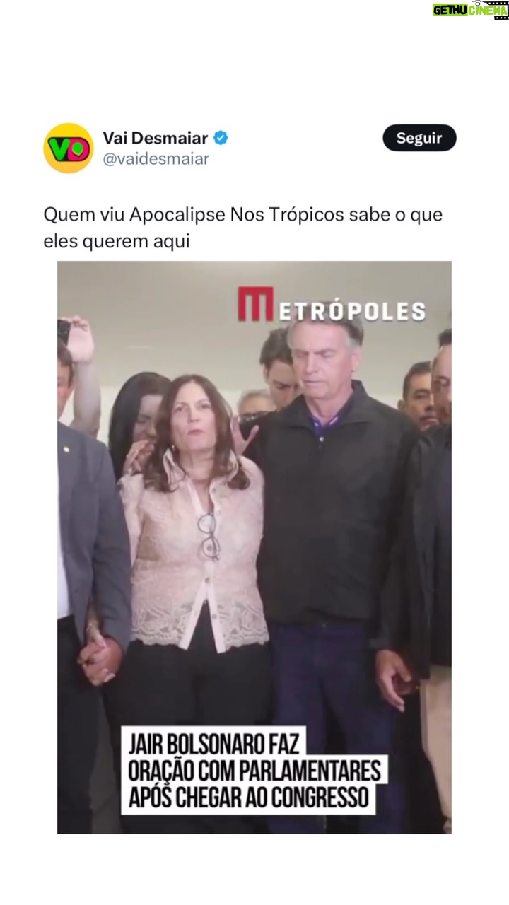 Petra Costa - 20.5K Likes - Informo a todas e todos que as gravações para Apocalipse nos Trópicos já foram finalizadas. Obrigada.

Via @vaidesmaiarvd