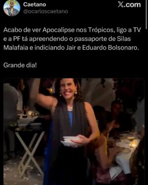 Petra Costa Instagram - Mais do que nunca, Apocalipse nos Trópicos segue atual.
Entre as reviravoltas dos áudios reveladores que a PF descobriu, as reações exaltadas e debates sobre fé, política e democracia nas redes, o filme continua gerando repercussão e diálogo na sociedade. Basta ver os comentários acima para sentir a dimensão desse impacto.
Se você ainda não assistiu, está na Netflix.
Se já assistiu, esse é o momento de compartilhar — com amigos, família, nos stories, nos grupos de WhatsApp.
📣 Cada eco ajuda a manter viva essa conversa urgente sobre o futuro do Brasil.