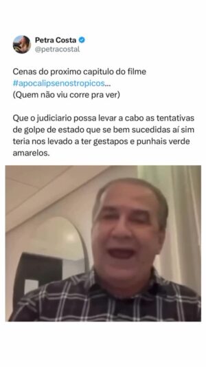 Petra Costa Instagram - Parece que a Petra Costa (@petracostal) tem bastante material pros próximos capítulos.