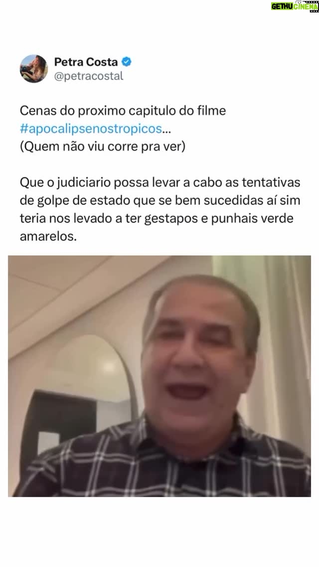 Petra Costa - 35.9K Likes - Parece que a Petra Costa (@petracostal) tem bastante material pros próximos capítulos.