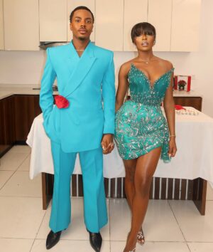 Phina Instagram - Dinner Date. I made the Dinner. She Ate. We Danced. We Laughed. 10/10 Night.🍒❤️
Wearing: @swarovskiretailernigeria 💎