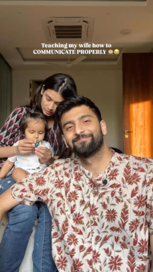 Pooja Bafna Instagram - Wouldn’t it be easier if wives communicated ? 🙈😂
#explore #explorepage #instagram #instagood #reels #reelitfeelit #reelkarofeelkaro #couple #couplegoals #cutecouple
Husband is everything , husband and wife , marriage , relationship goals , couple goals