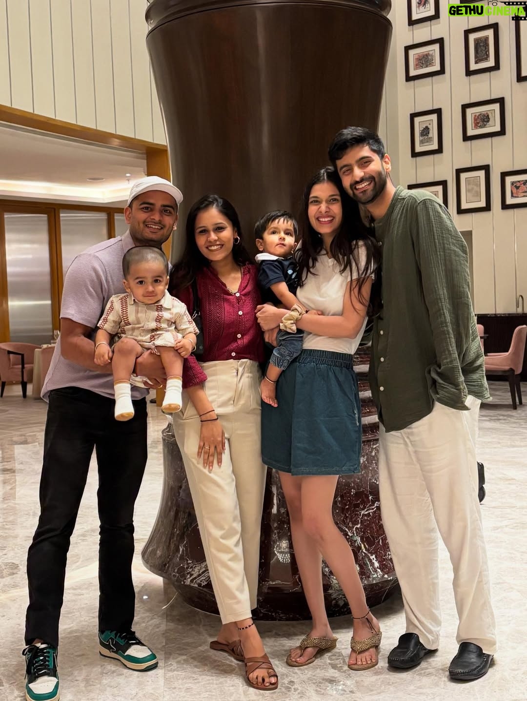 Pooja Bafna - 59.6K Likes - And finally we made it out of Instagram 🫰🏻🫶🏻❤️ 
Comment below your favourite picture because ours is definitely the last one- 6th 😍 ❤️

[best couple , parents , couple goals , parenting , best son , picture of the day , pooja Karan Bafna , the goofy ones ]