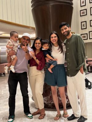 Pooja Bafna Instagram - And finally we made it out of Instagram 🫰🏻🫶🏻❤️ 
Comment below your favourite picture because ours is definitely the last one- 6th 😍 ❤️

[best couple , parents , couple goals , parenting , best son , picture of the day , pooja Karan Bafna , the goofy ones ]