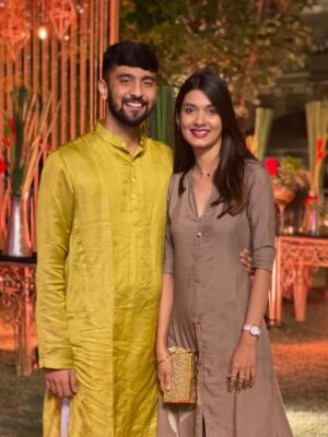Pooja Bafna Instagram - 5 years ago - the first wedding we attended as a married couple. Beautiful memories and swipe till the end to see our favourite photo 🫶🏻🧡🧿